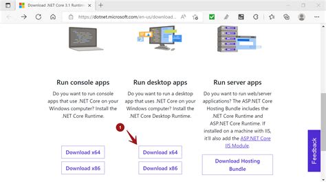 net core 3.1 desktop runtime.